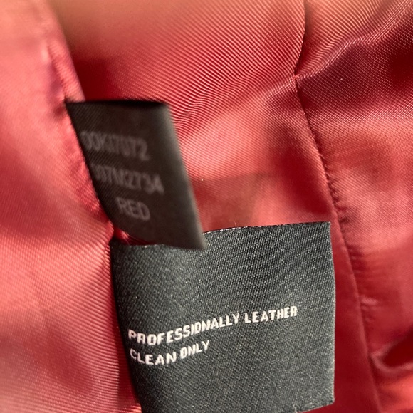 Vintage Colebrook S Red leather jacket - Picture 4 of 5